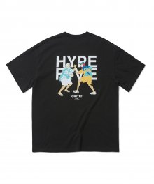 HYPE-FIVE 반팔 티셔츠 Black