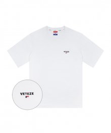 Basic Logo Half T-Shirts (white)