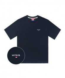 Basic Logo Half T-Shirts (navy)