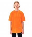 맨셔네어(MANSIONAIR) 오렌지 베이직 라운드 박스 티셔츠