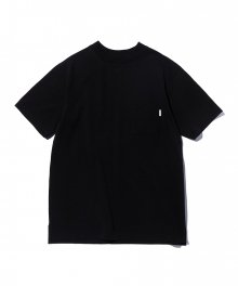 Mock Neck T-Shirt Black