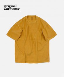 OG PIGMENT DYEING HALF TEE _ MUSTARD