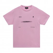 Sci-fi 오버핏 그래픽 포인트 티셔츠Ⅱ(핑크)
