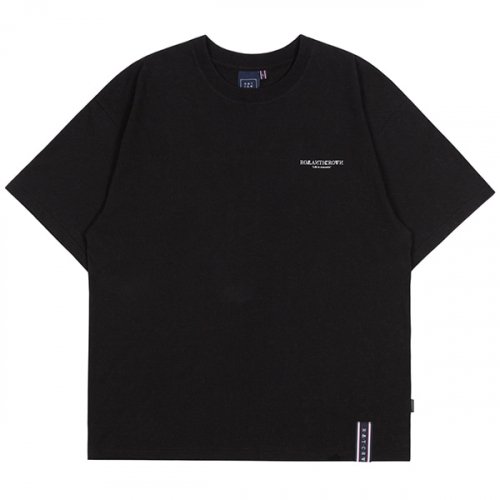 로맨틱크라운(ROMANTIC CROWN) RMTCRW SLOGAN LOGO TEE_BLACK - 36,000 | 무신사 스토어