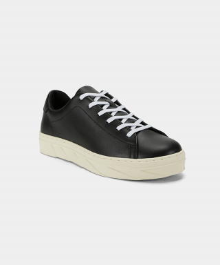 Austin Black Leather Sneakers