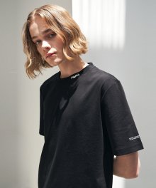 CUTOUT LOGO TEE BLACK