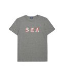 서플로(SURFLO) 남녀공용 SEA M.Gray 면 티셔츠