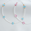 트레쥬(TREAJU) Heart unit pearl choker necklace