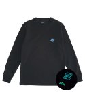 에이오엑스(AOX) Point space embroidery t-shirt(Black)