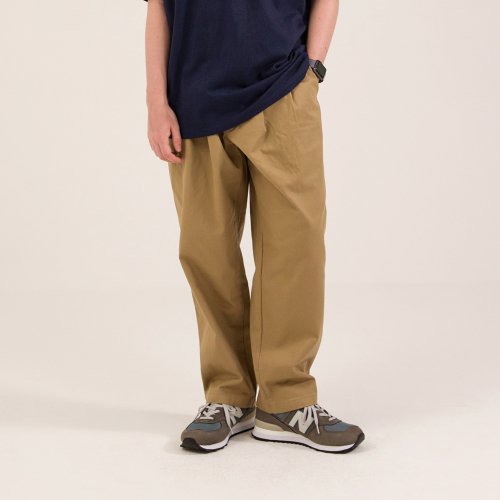 MUSINSA公式 | WITHMNW TWO TUCK WIDE CHINO PANTS BEIGE