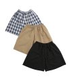 [2PACK] Stripe & Check Seersucker Shorts