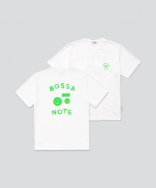 NOTE SOUNDS GOOD BOSSA TEE-WHITE