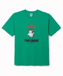 에이프 더 그레이트(APE THE GREAT) AUTHENTIC PAPAI FACE TEE GREEN