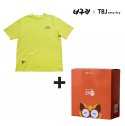 티비제이(TBJ) [TBJ X 너구리 집콕셋뚜 패키지] 유니 너구리 포켓 티셔츠 (T202TS010P46)