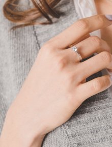 Simple cubic free ring (실버925)