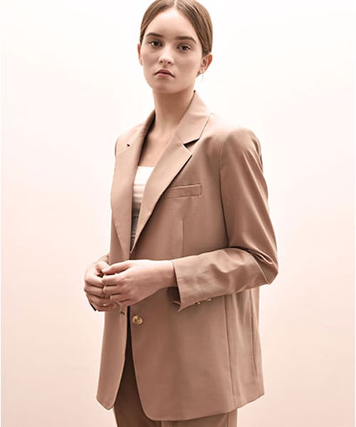 Рубашка куртка AIDEN SINGLE (Pink beige)