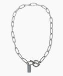 셉텐벌5(SEPTEMBER5) Bold square stick necklace