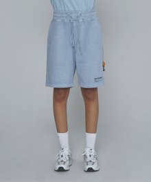 G.I double string pigment shorts BLUE