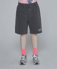 G.I double string pigment shorts CHARCOAL