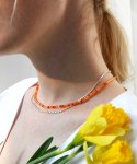 위트홀리데이(WIT-HOLIDAY) orange agate necklace