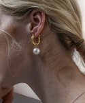 위트홀리데이(WIT-HOLIDAY) glow pearl earring 2way [gold] - silver925