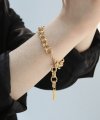 gold layer chain bracelet