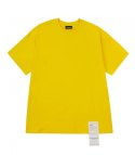 플라스틱(FLASTTIC) 시그니처 라벨 티셔츠/옐로우