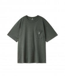 Paul Pocket T-shirts Dark Olive