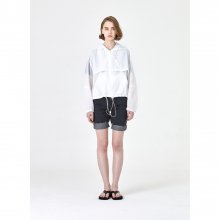 Hoody Zip-Up Jumper White