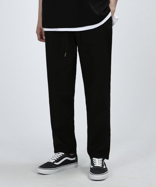 Брюки FRO LINEN BANDING (BLACK)