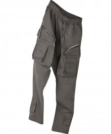 Garment build slim cargo pants - Gray