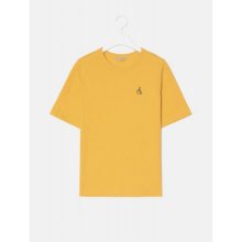 [GREEN BEANPOLE] 옐로우 빅 로고 자수 반소매 티셔츠 (BF0642N10E)