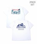 [패키지]CAMPING TEE_WHITE+BIG WAVE TEE