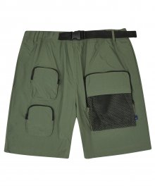 S/T UTILITY POCKET SHORT PANTS - KAKI