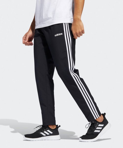 아디다스(ADIDAS) 에센셜 3S 우븐팬츠 - 블랙:화이트 / FI7164 - 39,900 | 무신사 스토어