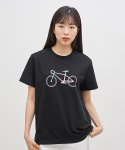 그래픽스(GRAPIX) Bike City 블랙 반팔 티셔츠