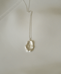 누아보(NUAVO) silver wave necklace