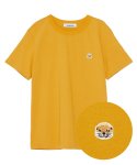 레이지레이크(LAZY LAKE) 유니섹스 스탠다드핏 레이지오터자수 티셔츠 머스타드