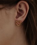 티오유(TOU) LU06 Heart ring earring