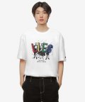 올 라이즈 티셔츠 - 화이트 / RU01WWT0AIS-129