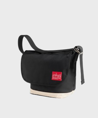 맨하탄 포티지(MANHATTAN PORTAGE) 1606V Vintage Messenger Bag MD BLACK SUEDE 상품 이미지