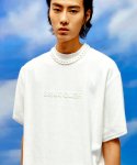 씨오엠이(COME) [UNISEX] Detachable Chain Terry T-Shirt (White)