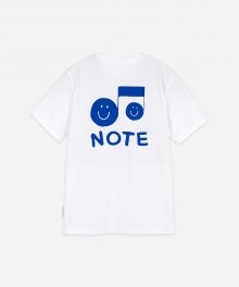 NOTE GRAPHIC TEE-BLUE