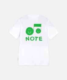 NOTE GRAPHIC TEE-GREEN