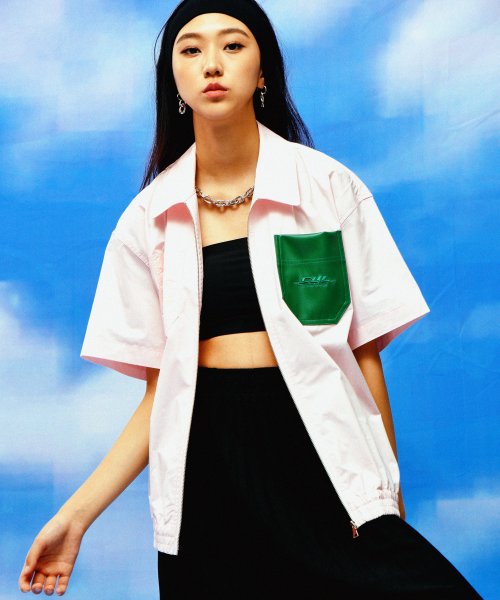 [UNISEX] Куртка bomber short sleeve (Pink)