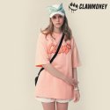 클라우머니(CLAW MONEY) 크랙프린트 티셔츠 PK