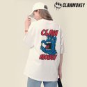 클라우머니(CLAW MONEY) 크라잉 클라우 티셔츠 WH