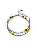 오키디루포(OCCHI DI LUPO) Moroccan hematite bracelet & necklace
