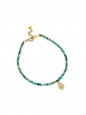 오키디루포(OCCHI DI LUPO) Hamsa Turquoise bracelet