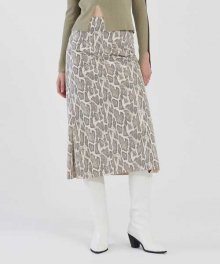 SNAKE SLIM SKIRT